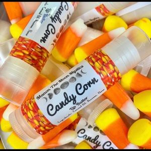 Candy corn lip butter